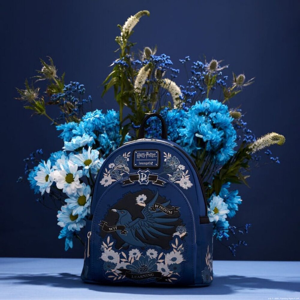 NEW WITH TAGS! Loungefly Harry Potter Ravenclaw House Tattoo Mini Backpack - Picture 5 of 5